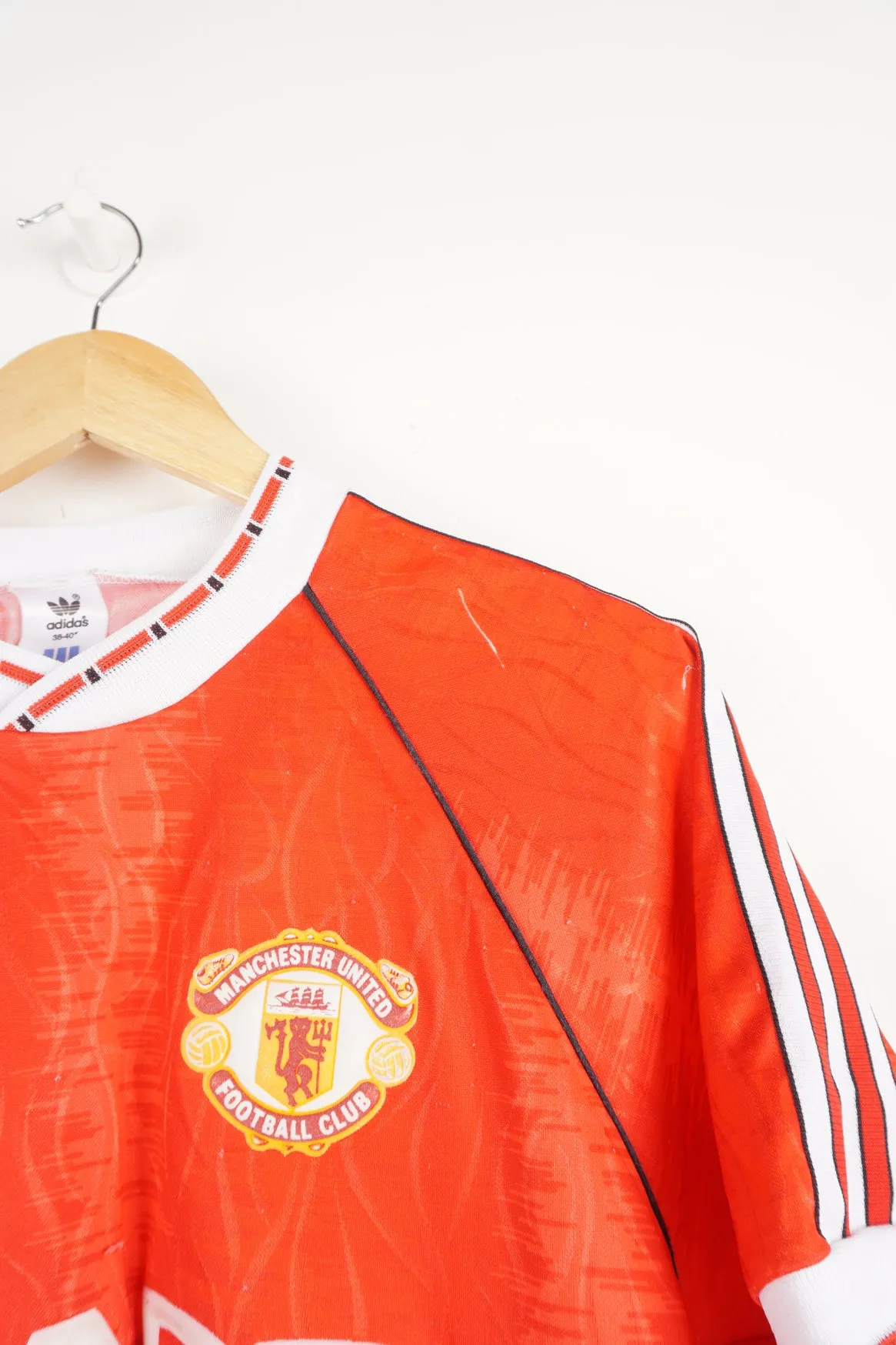 1990-91 Manchester United Home Football Shirt