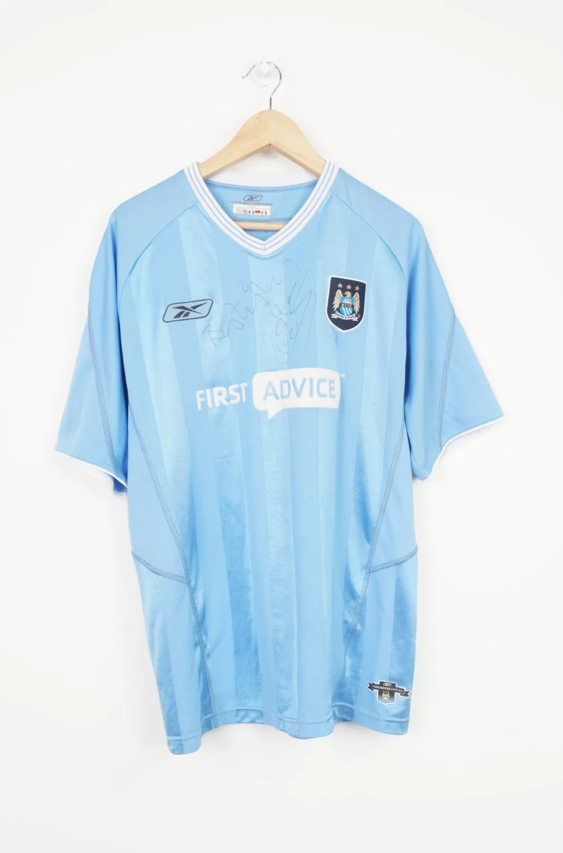 2003-2004 Manchester City Home Football Shirt