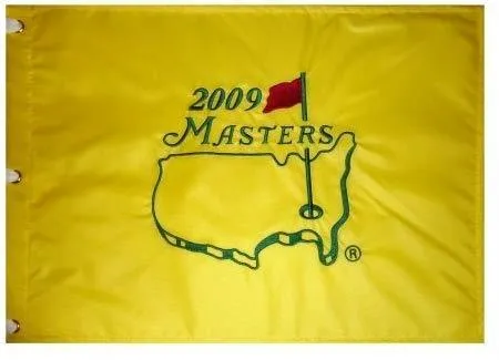 2009 Masters Embroidered Golf Pin Flag - Angel Cabrera Champion