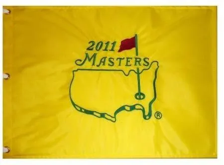 2011 Masters Embroidered Golf Pin Flag - Charl Schwartzel Champion