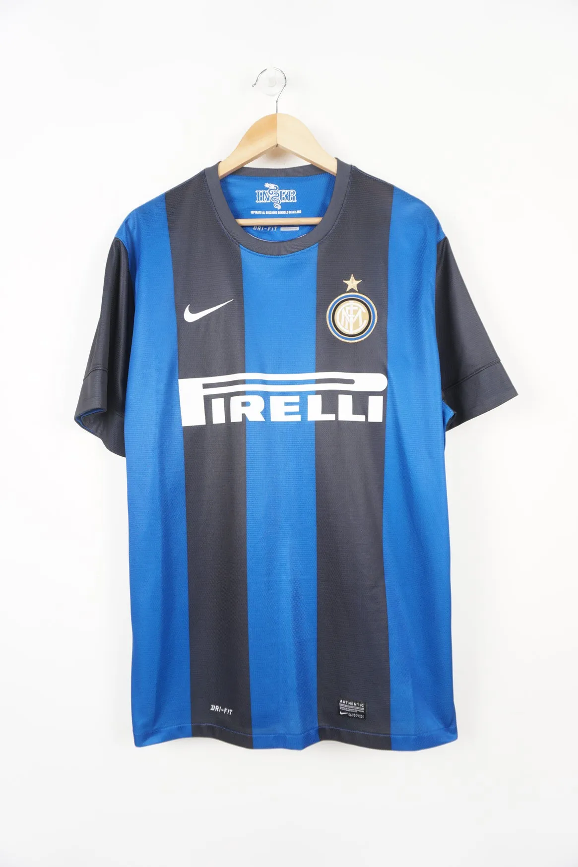 2012 Inter Milan Home Football Shirt