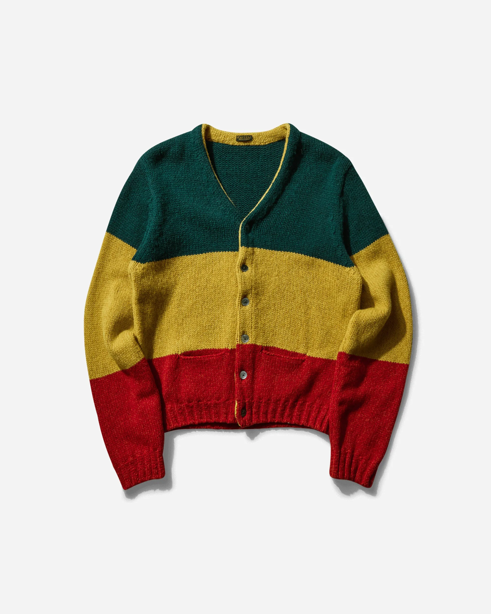 3G Wool Rasta Short Cardigan Multicolor