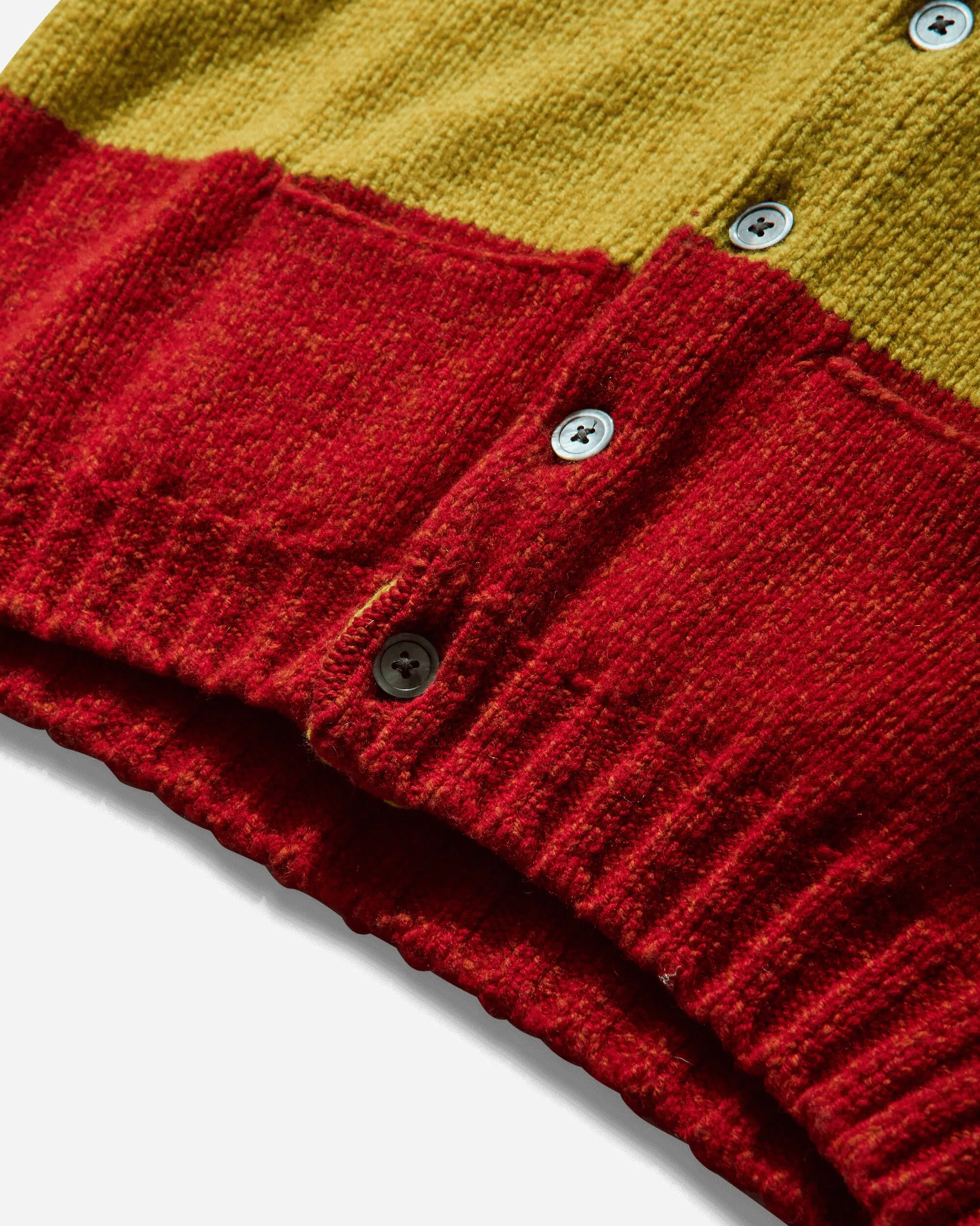 3G Wool Rasta Short Cardigan Multicolor