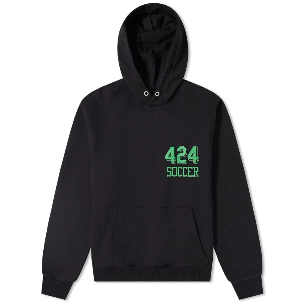 424 Soccer HoodyBlack