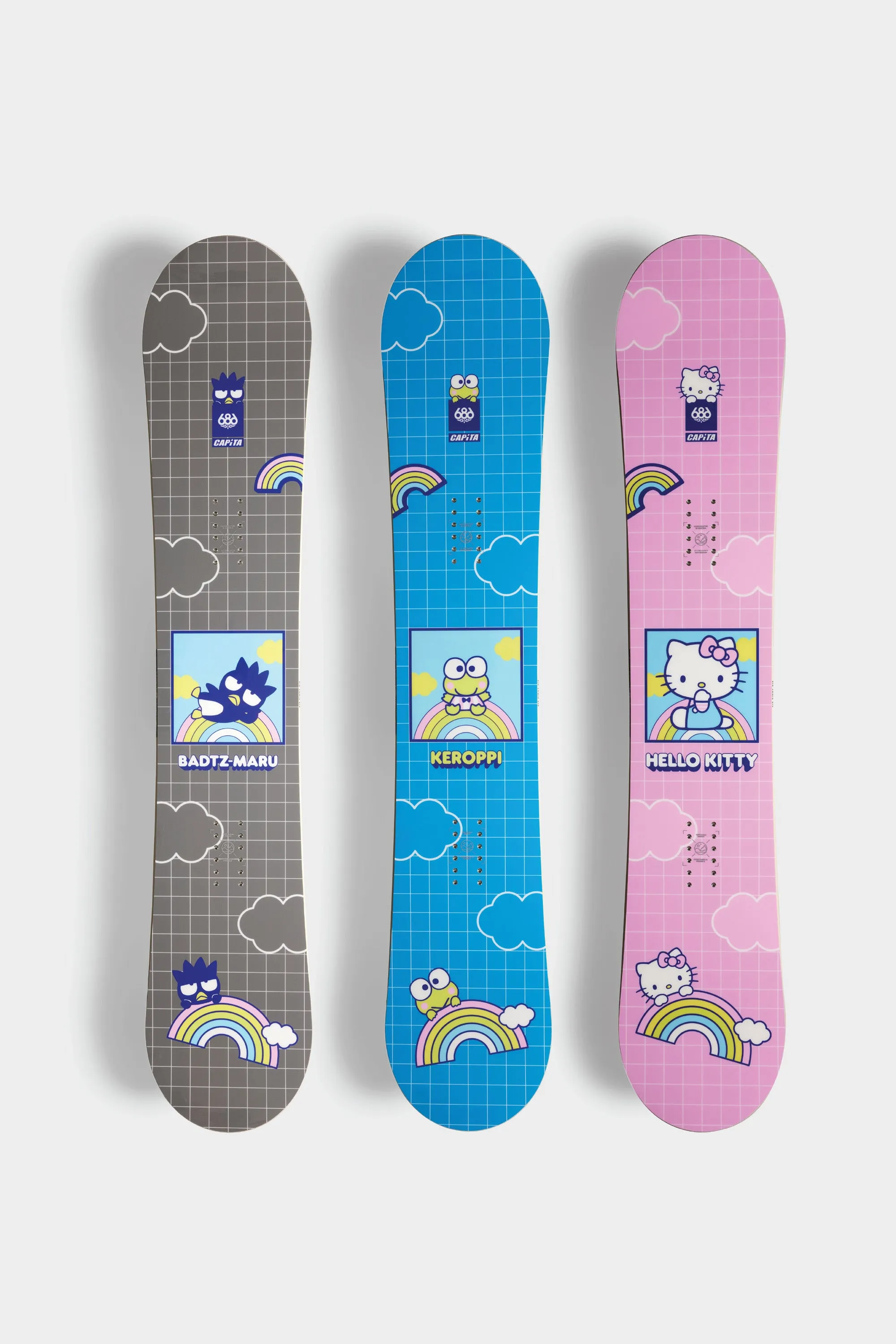 686 x Hello Kitty and Friends x CAPiTA Paradise Snowboard - 3 Pack