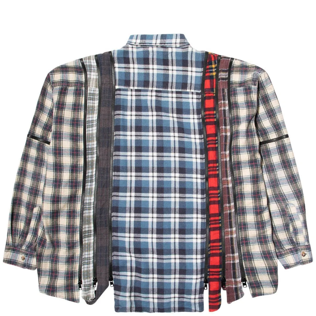 7 CUTS ZIPPED WIDE FLANNEL SHIRT SS21 15 Assorted