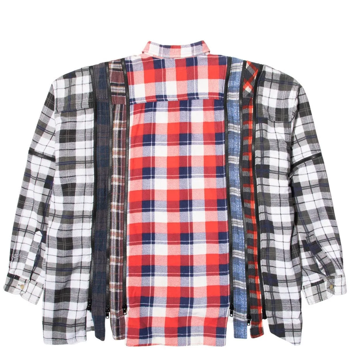 7 CUTS ZIPPED WIDE FLANNEL SHIRT SS21 26 Assorted