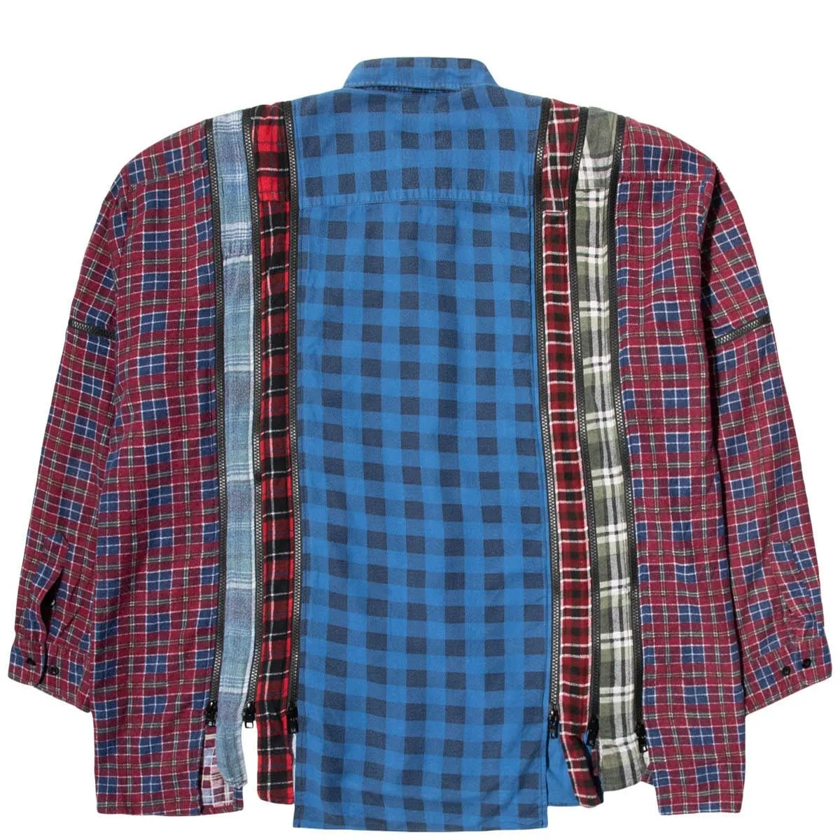 7 CUTS ZIPPED WIDE FLANNEL SHIRT SS21 28 Assorted