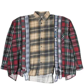 7 CUTS ZIPPED WIDE FLANNEL SHIRT SS21 4 Assorted