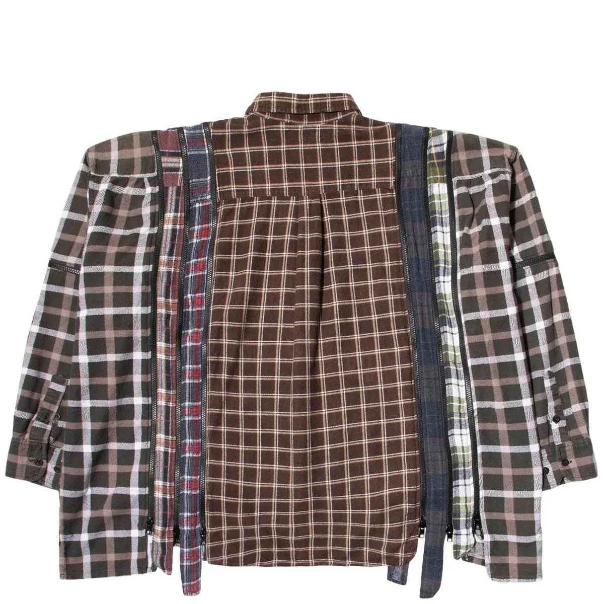 7 CUTS ZIPPED WIDE FLANNEL SHIRT SS21 5 Assorted