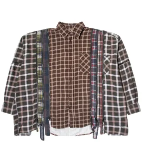 7 CUTS ZIPPED WIDE FLANNEL SHIRT SS21 5 Assorted