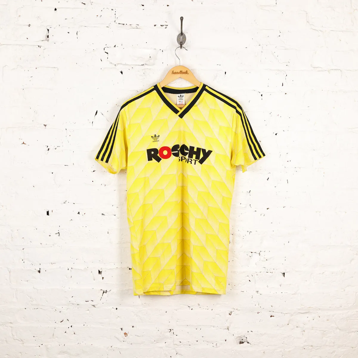 Adidas 80s Template Football Shirt - Yellow - L