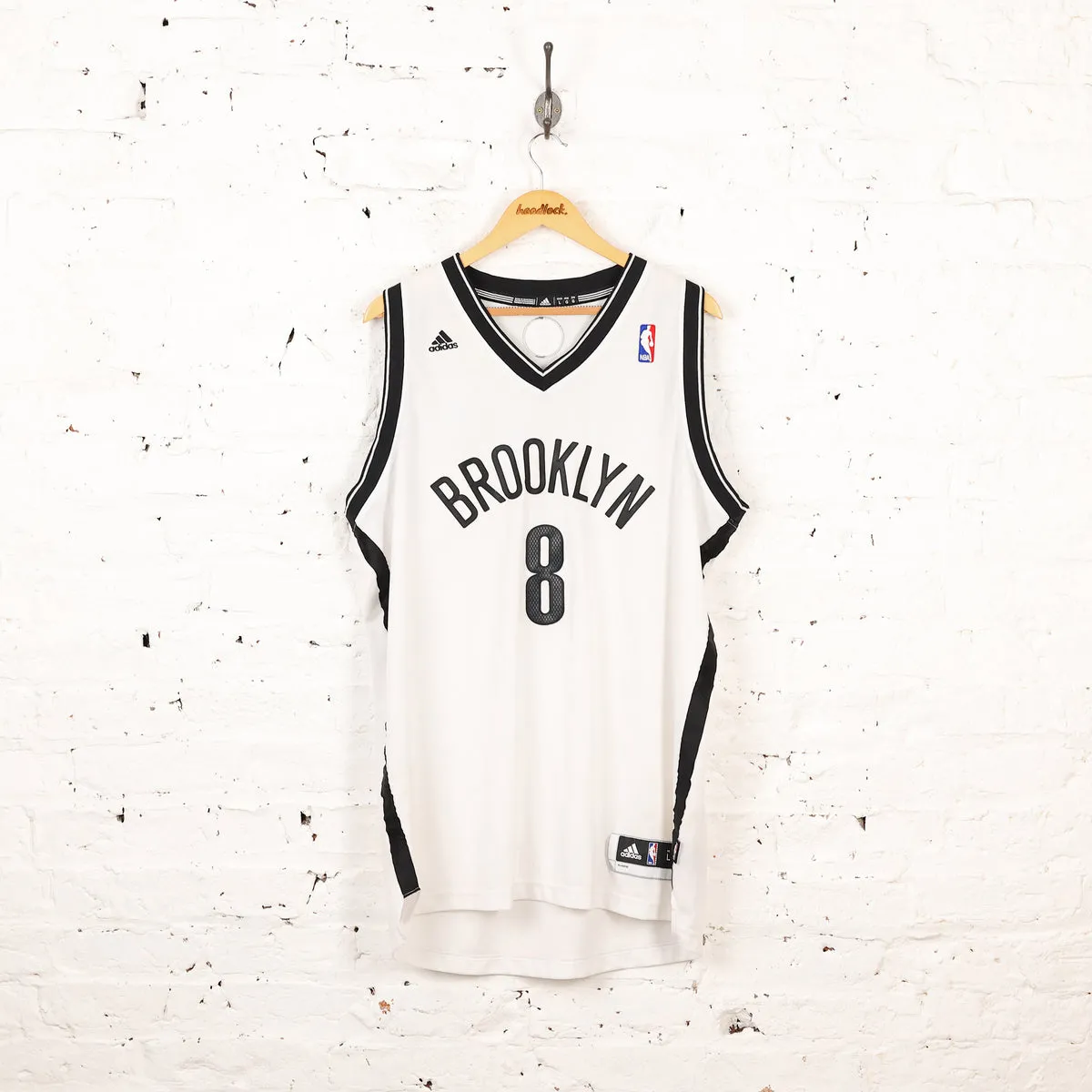 Adidas Brooklyn Nets Williams Basketball Jersey - White - L