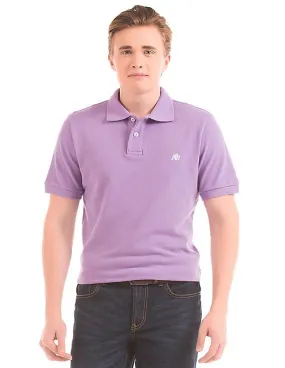 Aeropostale Solid Pique Polo Shirt