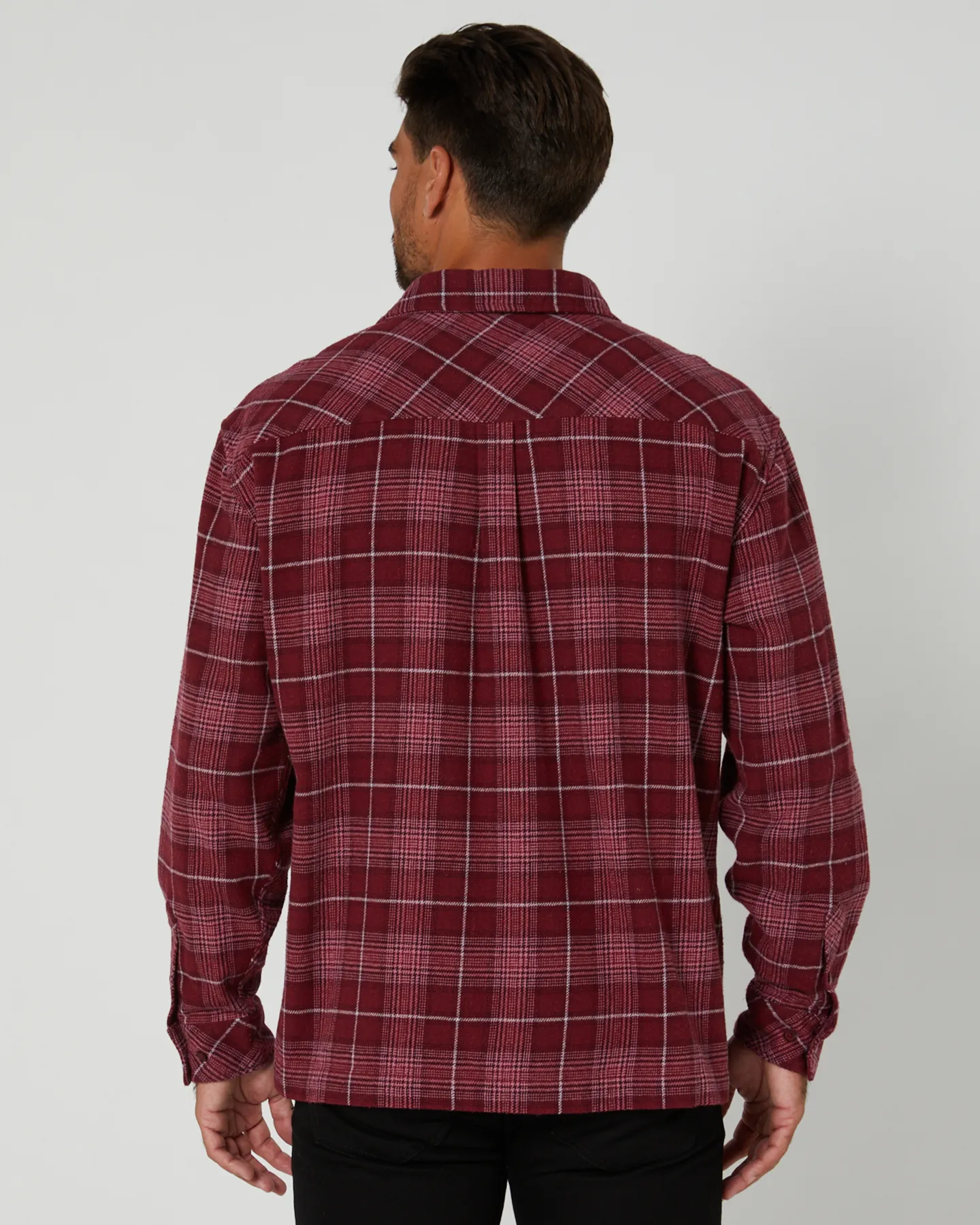 Afends Questions Recycled Flannel Shirt - Port | SurfStitch