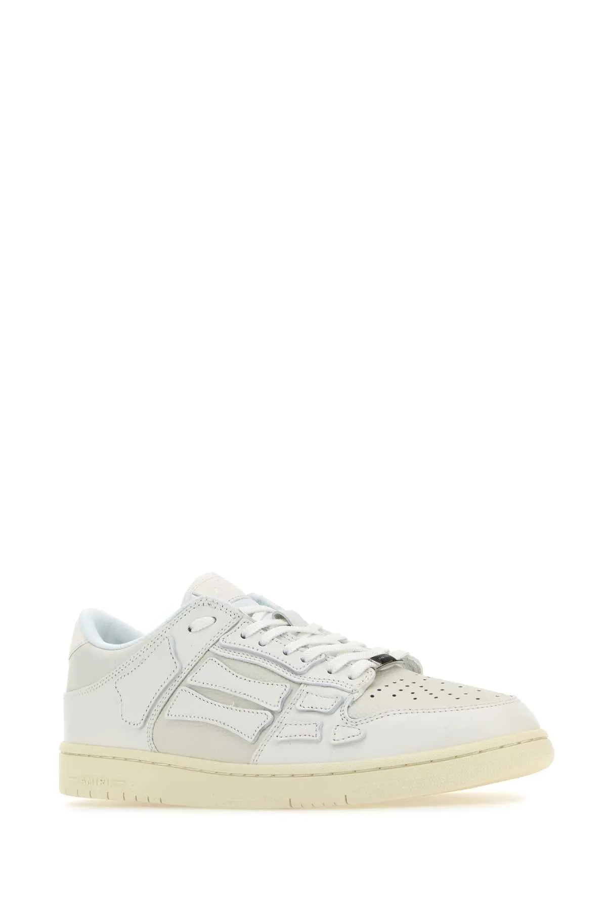 Amiri White Leather Skel Sneakers