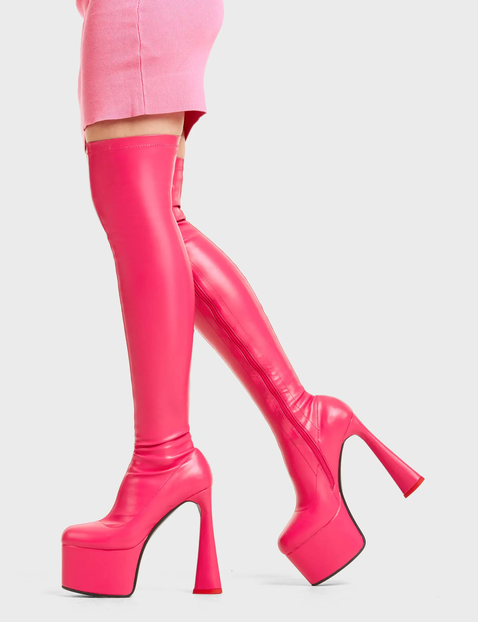 Answer Platform Thigh High Boots