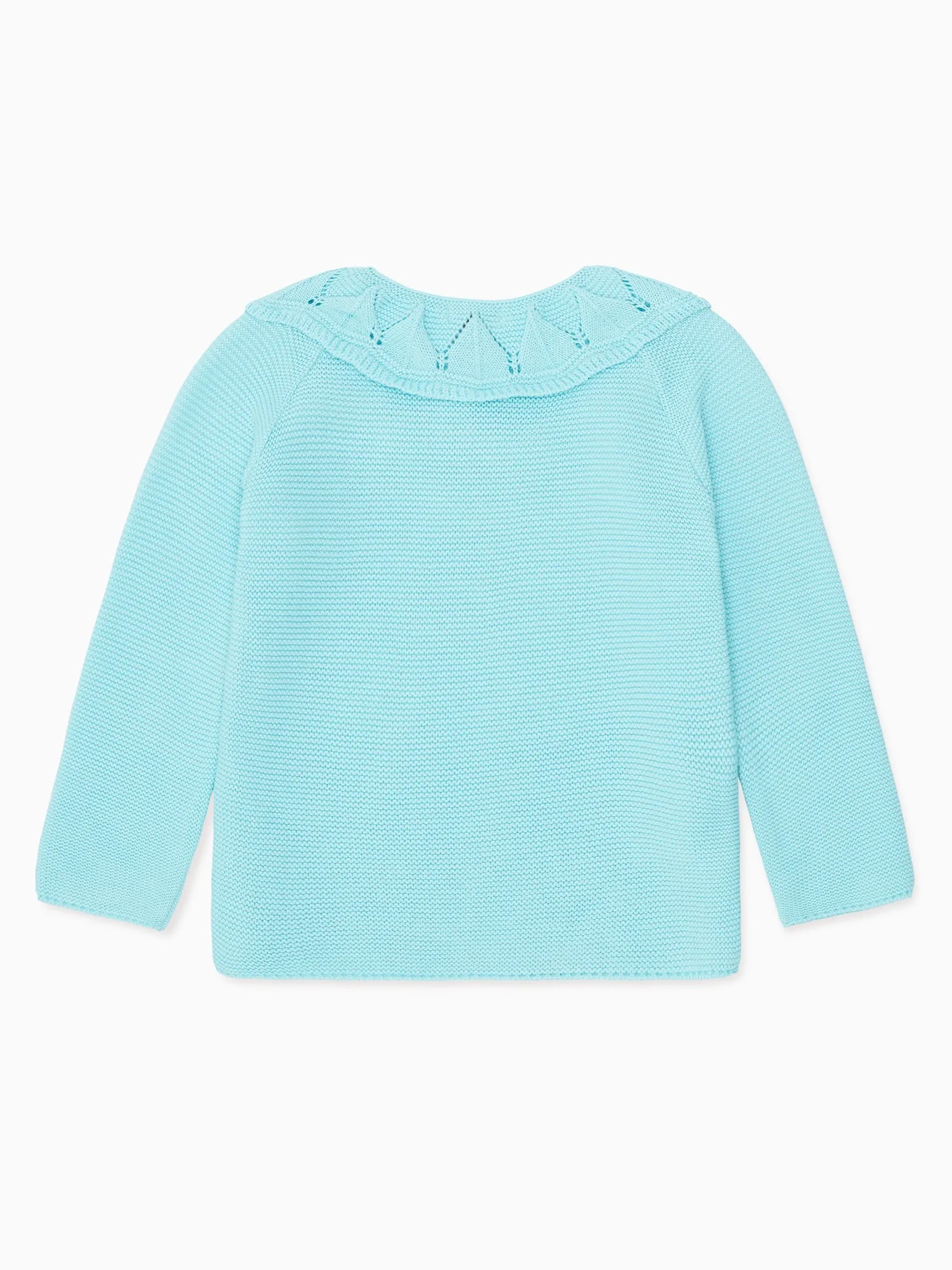 Aqua Baena Girl Cotton Cardigan