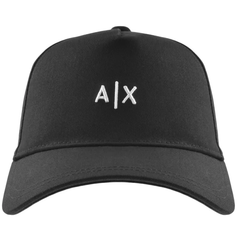 Armani Exchange Logo Baseball Cap Black