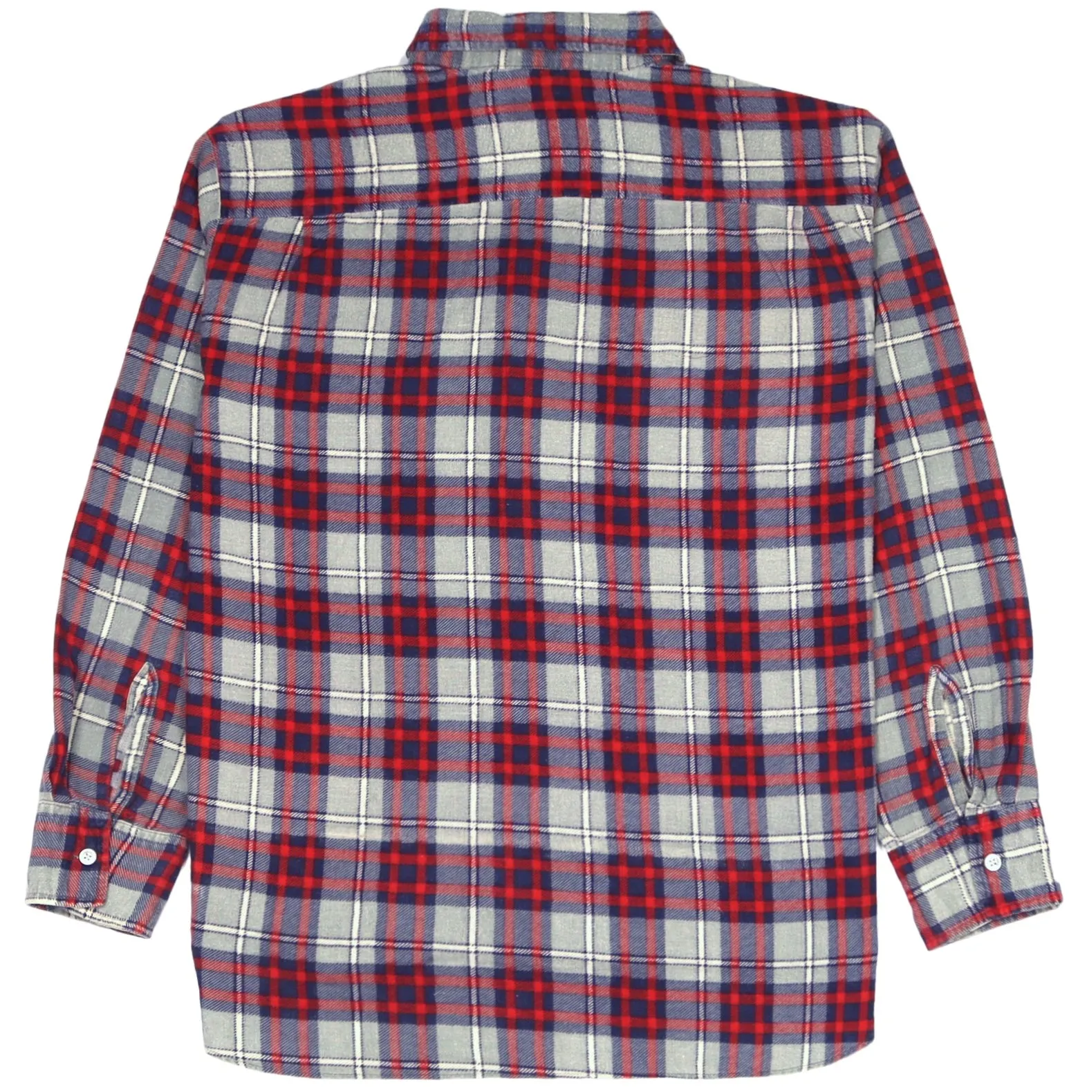 Ashley & Reid Checkered Flannel  Shirt Red Blue