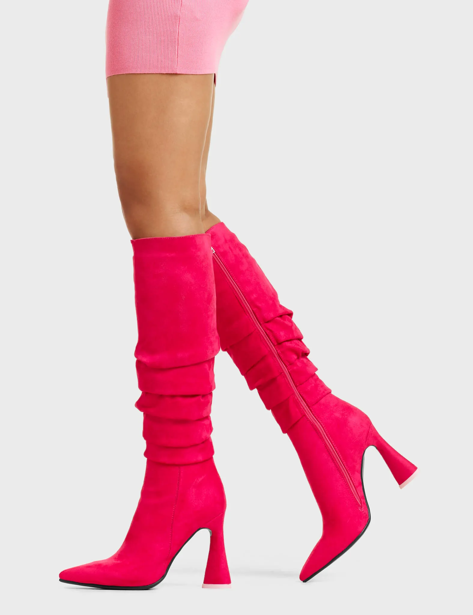 Atomic Platform Knee High Boots