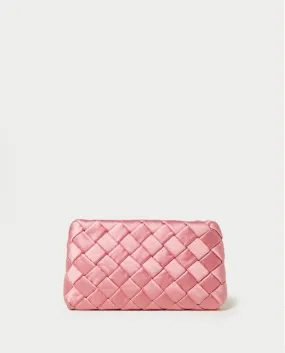 Aviva Woven Puff Clutch