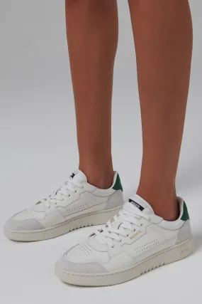 Axel Arigato  White and Green Dice Lo Sneakers