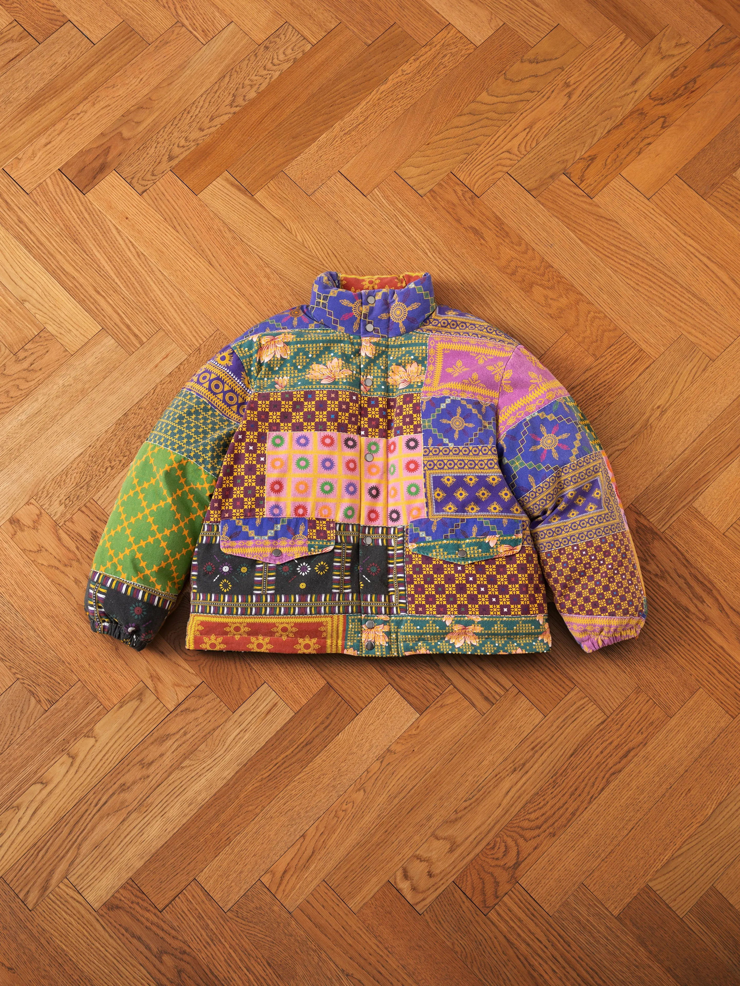 Ayubia Printed Tapestry Puffer Jacket