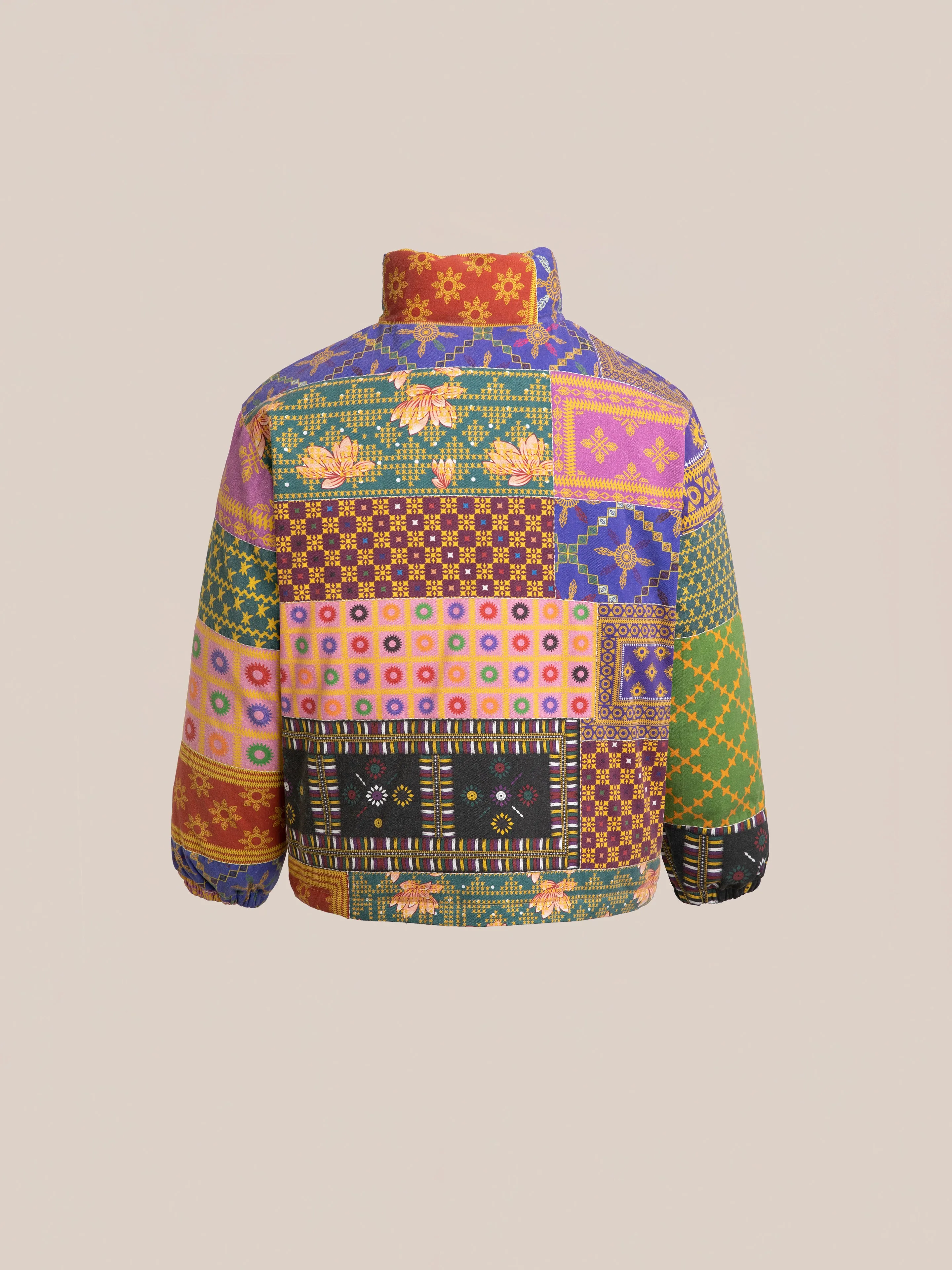 Ayubia Printed Tapestry Puffer Jacket