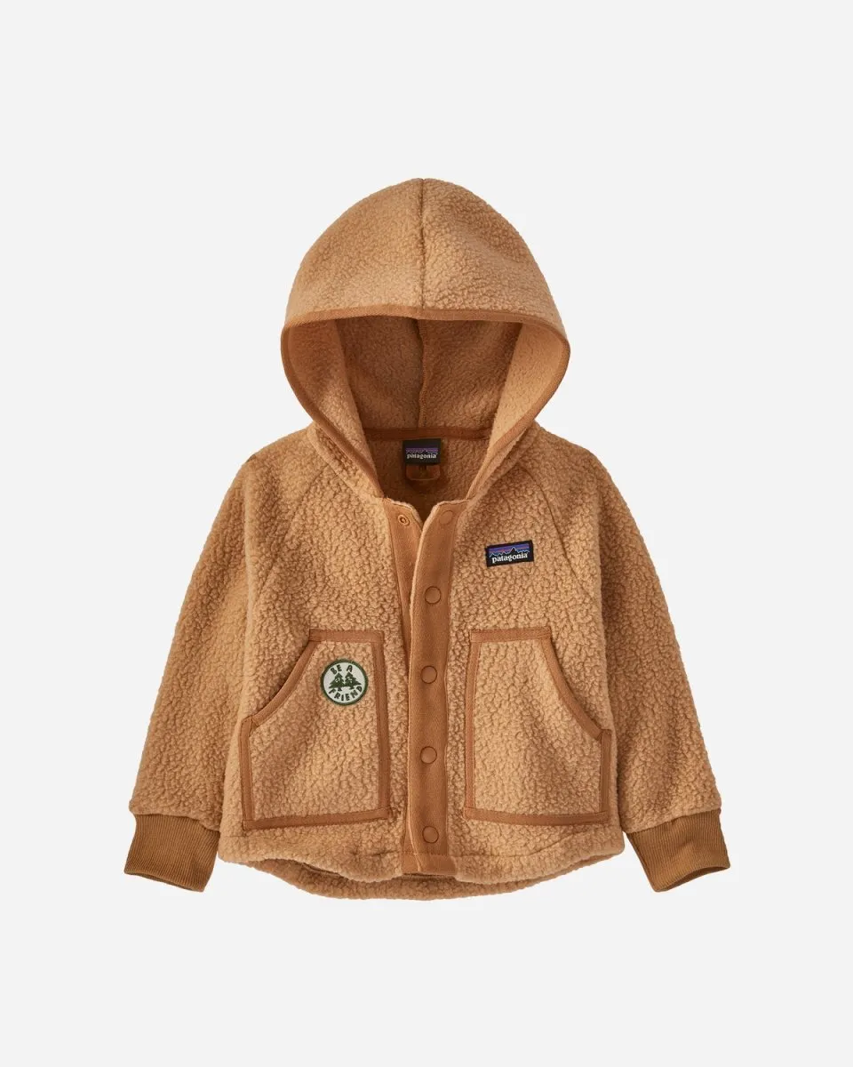 Baby Retro Pile Jacket - Dark Camel