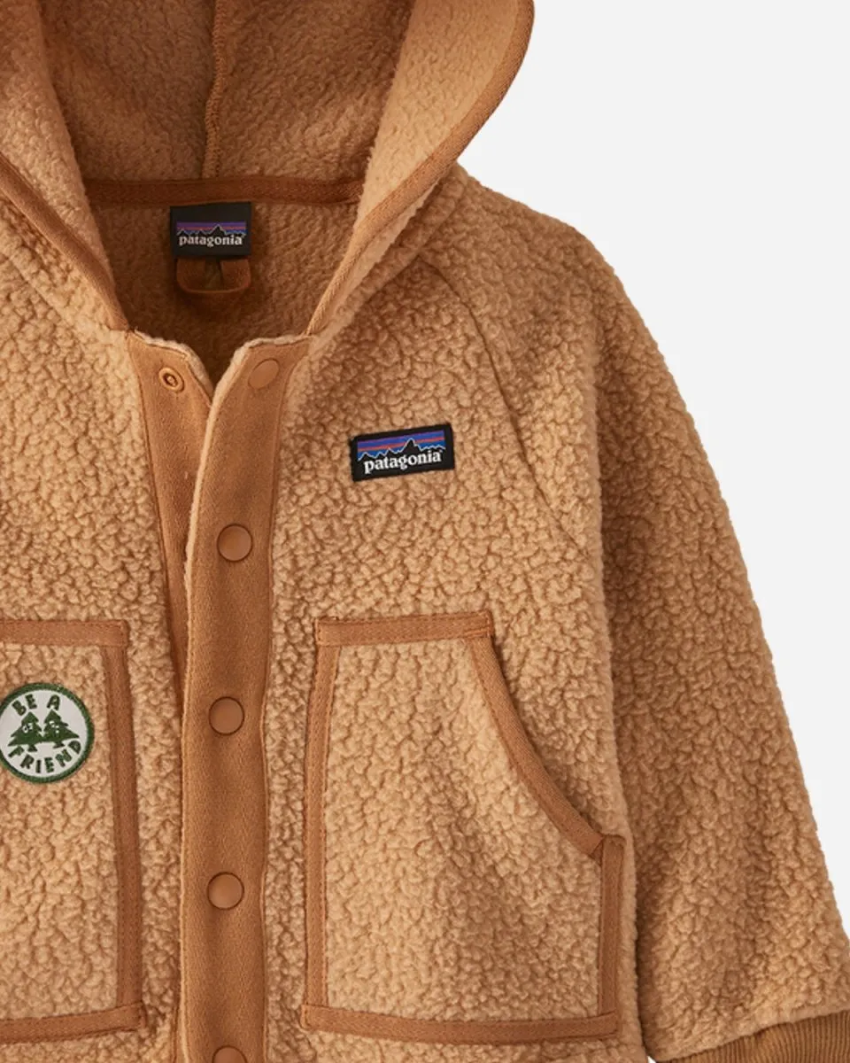 Baby Retro Pile Jacket - Dark Camel