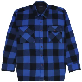 Backpacker Checkered Flannel Shirt Blue Black