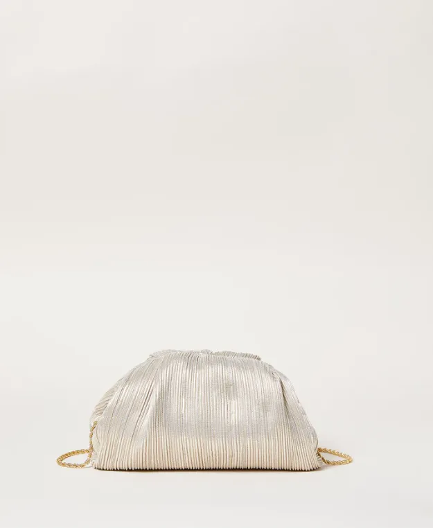 Bailey Pleated Dome Clutch