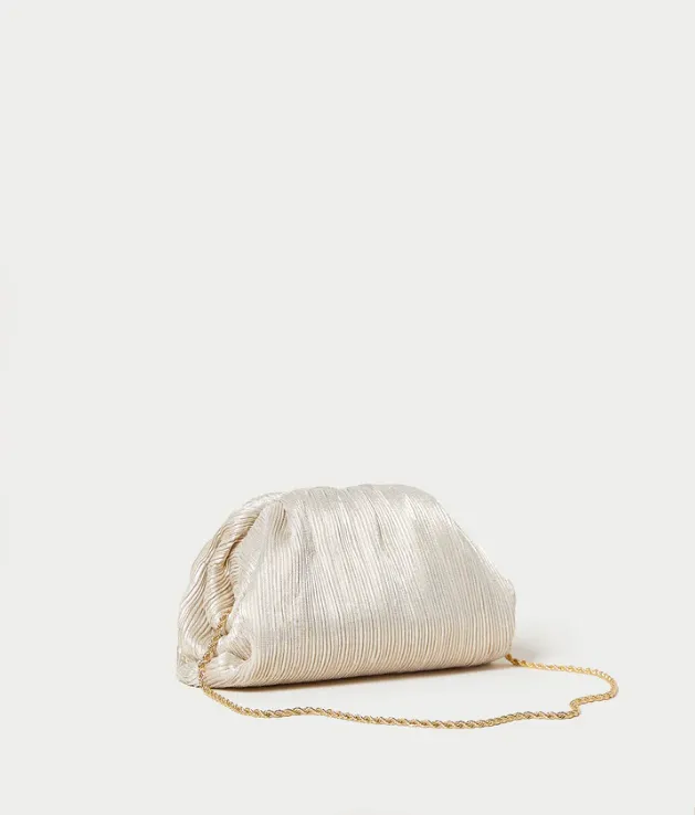 Bailey Pleated Dome Clutch