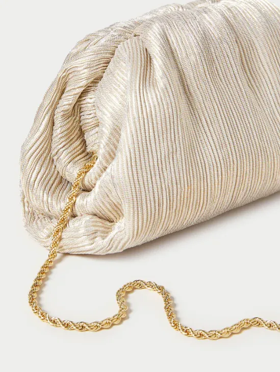 Bailey Pleated Dome Clutch