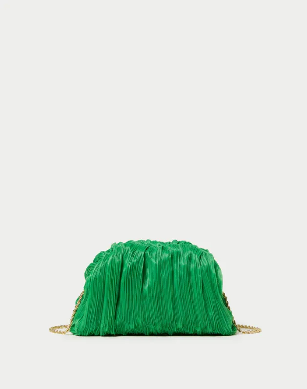 Bailey Pleated Dome Clutch