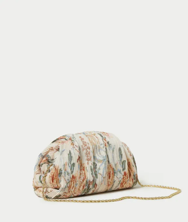 Bailey Pleated Dome Clutch