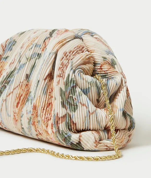 Bailey Pleated Dome Clutch