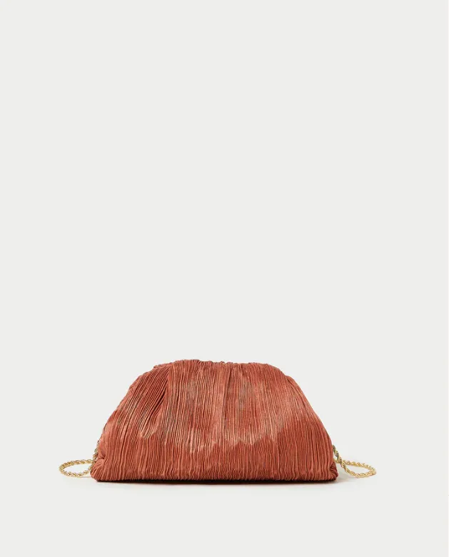 Bailey Pleated Dome Clutch