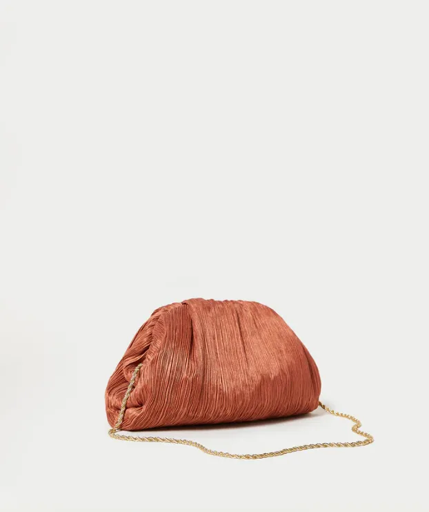 Bailey Pleated Dome Clutch