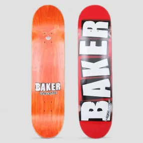 Baker 7.3 Brand Logo Mini Skateboard Deck Red / White