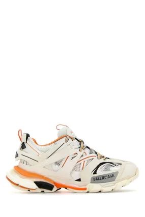 Balenciaga Multicolor Mesh And Rubber Track Sneakers