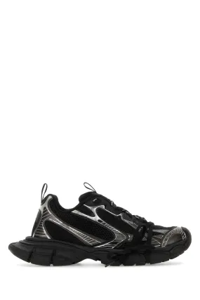 Balenciaga Two Tone Mesh And Rubber 3 Xl Sneakers