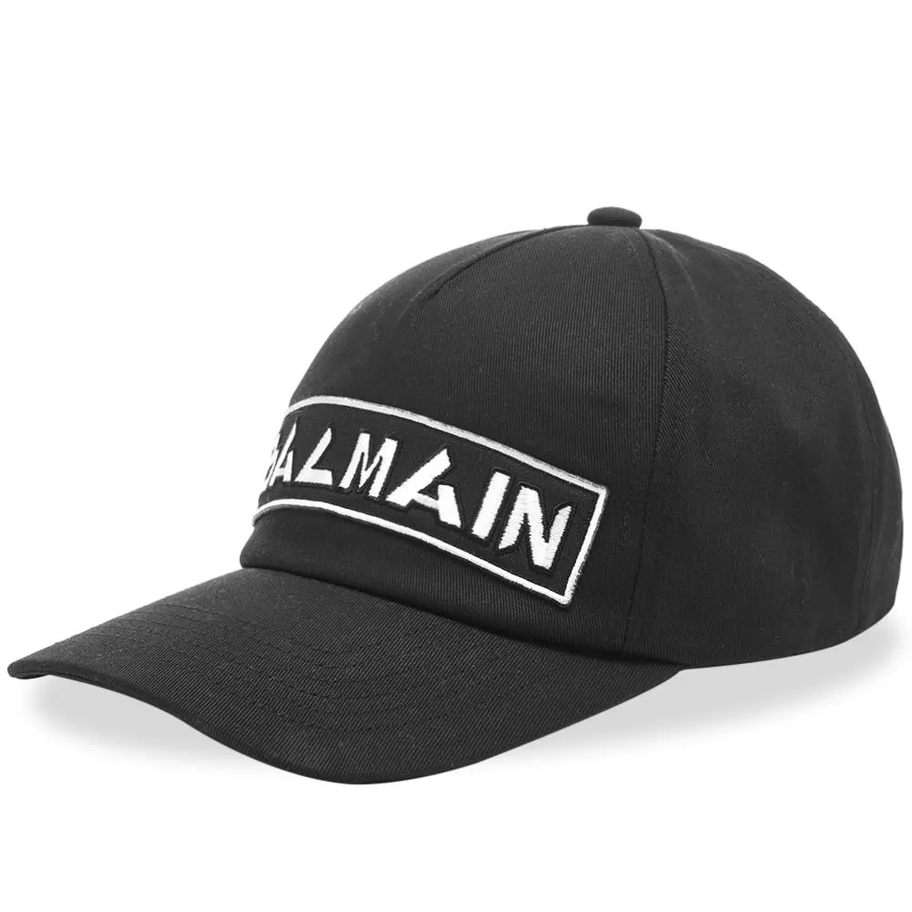 Balmain Badge Baseball CapBlack