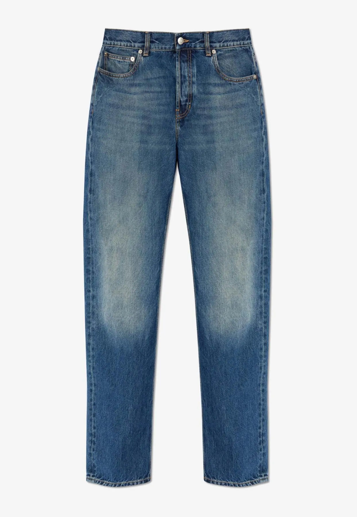 Basic Straight-Leg Jeans