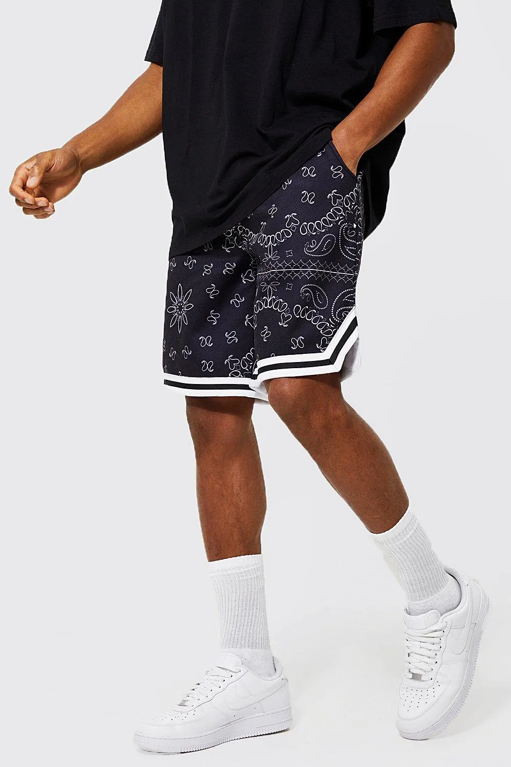 Basketball Bandana Short With Sports Rib