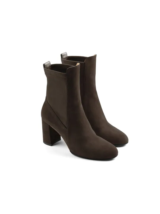 Belgravia       40% Off   |   Save £100  chocolate Heeled Ankle Boots