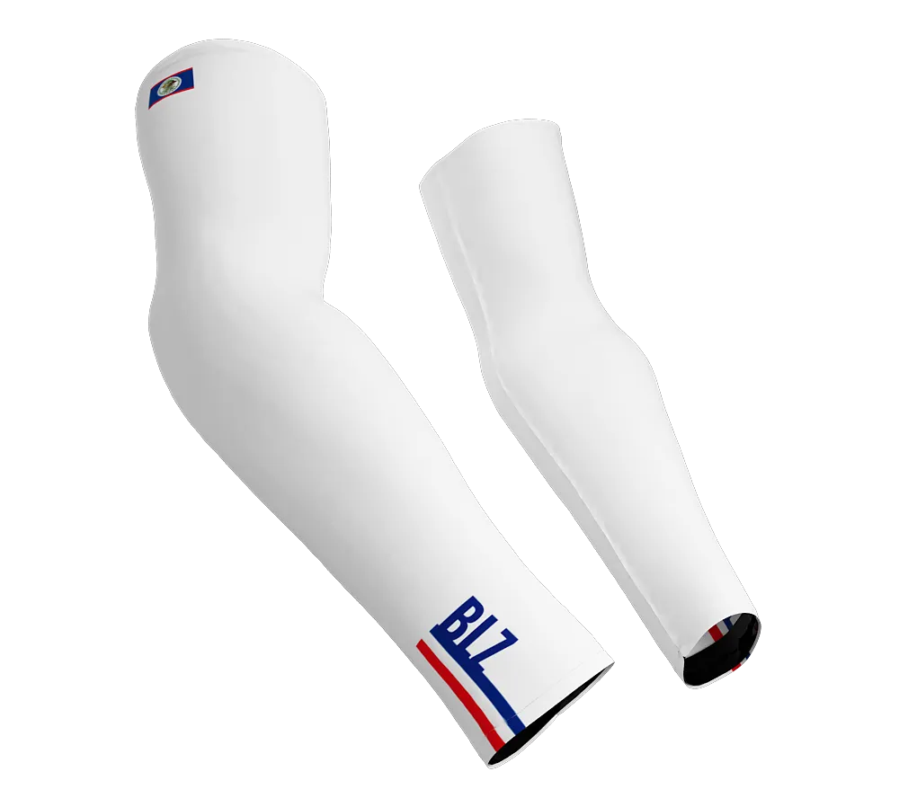 Belize Code Compression Arm Sleeves - Walking - Cycling - Running - Golf - Baseball - Basketball