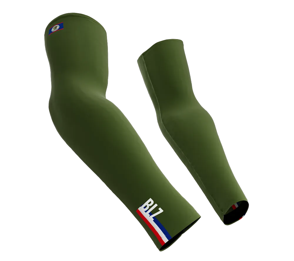 Belize Code Compression Arm Sleeves - Walking - Cycling - Running - Golf - Baseball - Basketball