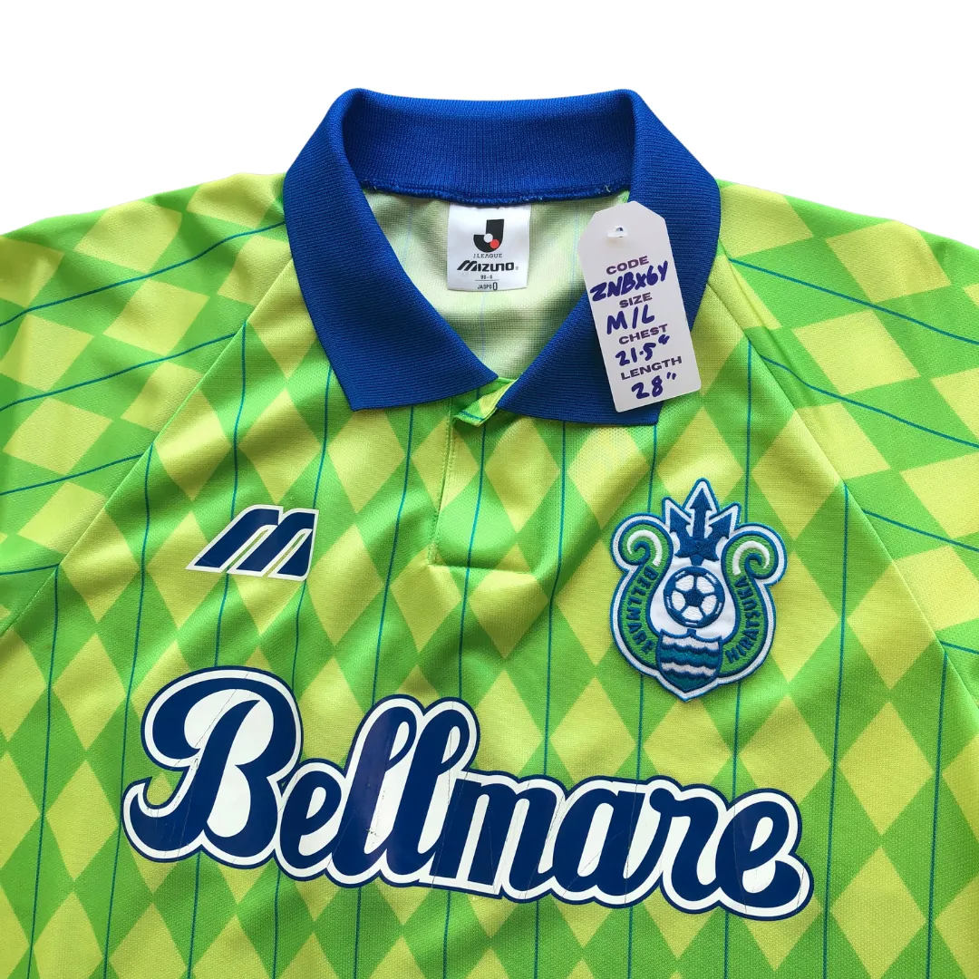 Bellmare Hiratsuka Signed 1996/1997 Japan Home Football Shirt Jaspo L